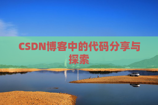CSDN博客中的代码分享与探索